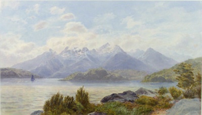 Lake Manapouri; John GULLY; 1887; 116