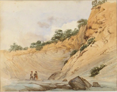 Study of Rock Formation at the Basin, Nelson; John GULLY; 16