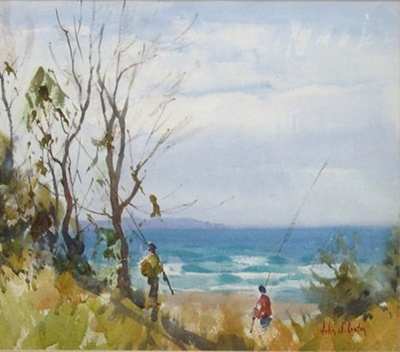Surf Fishing, Lorne, Victoria; John LOXTON; 1969; 973