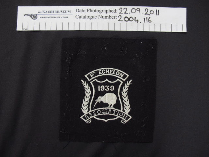 Military cloth badge; Unknown; c.1939; 2004_116 | eHive