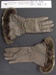Fur lined leather gloves; Dent's; c.1940-1950's; 2011_158_1-2
