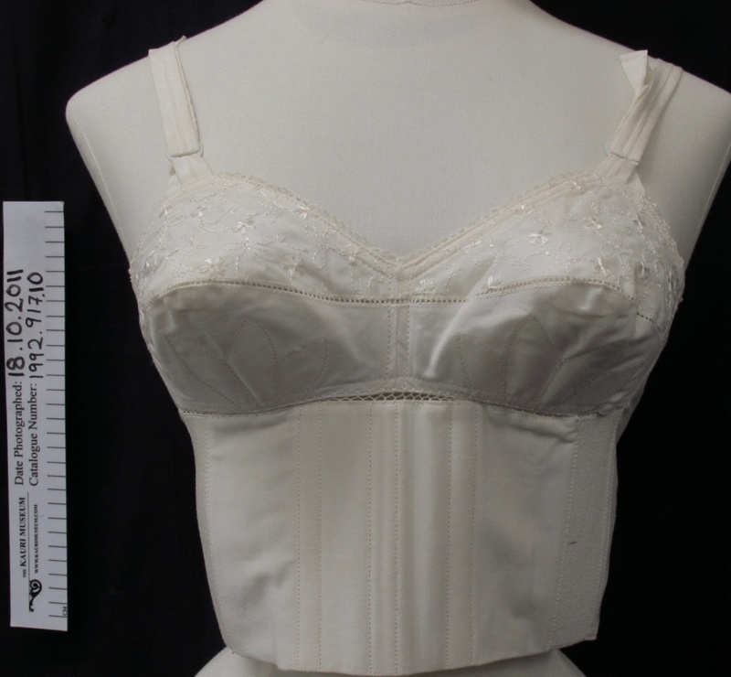 Mid-line bra c.1950-60's; Unknown; c.1950-60s; 1992_917_10 | eHive