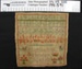 Needlework sampler 1863; Marina Ann Fletcher; 1863; 1991_591