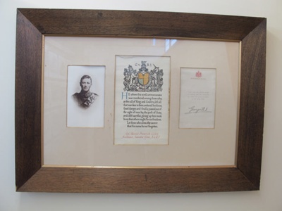 Memorial Certificate WW1; c.1914-1918; 2001_341