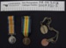 Medals and Identification tag WW1; c.1914-1920; 2007_73_1-3