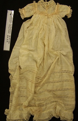 Christening gown; Unknown; Unknown; 2011_3_6