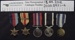 Medals WW2; c.1945-1980; 2000_597_1-6