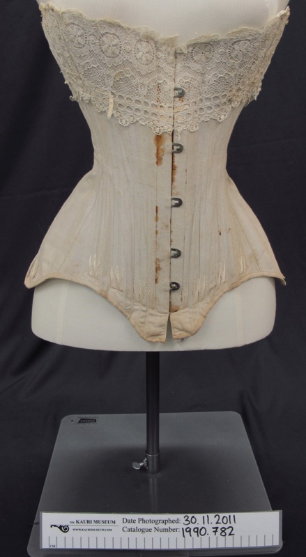 Zealandia' corset c.1890-1900's; Zealandia; c.1900; 1990_782 - The ...