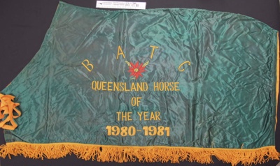 Horse blanket; Unknown; 1980-1981; 1999_122_35