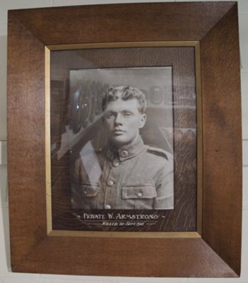 Photograph of Pte. W. Armstrong; c.1916; 2005_346_9