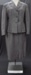 Grey wool women's suit c.1940's; Marvella; c.1940's; 1998_245_1-2