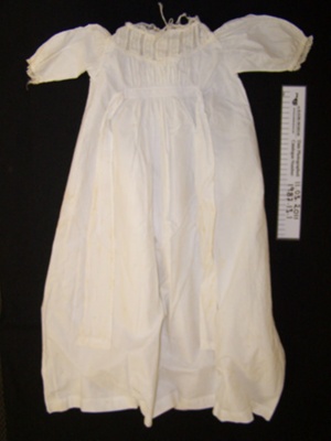 Baby gown; Unknown; Unknown; 1987_13_1