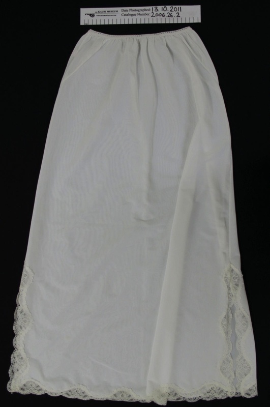 Petticoat; Unknown; c.1940-50's; 2006_26_2 on NZ Museums