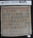 Needlework sampler; AL Vikinga; Unknown; 1989_697_12