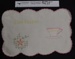 Tray cloth; Unknown; mid 20th Century; 1996_37