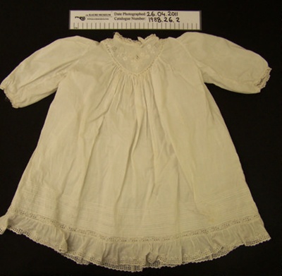 Baby gown; Unknown; 1911; 1988_26_2