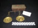 Gold Weighing Scales and Weights, 1893, 1968.4.3