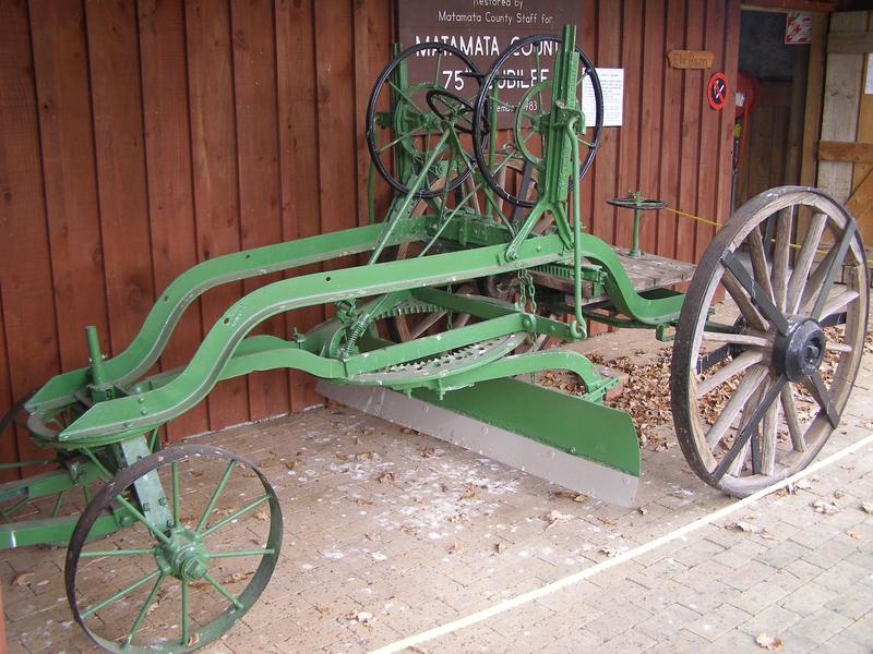 HorseDrawn Grader; 52 Firth Tower Museum on NZMuseums