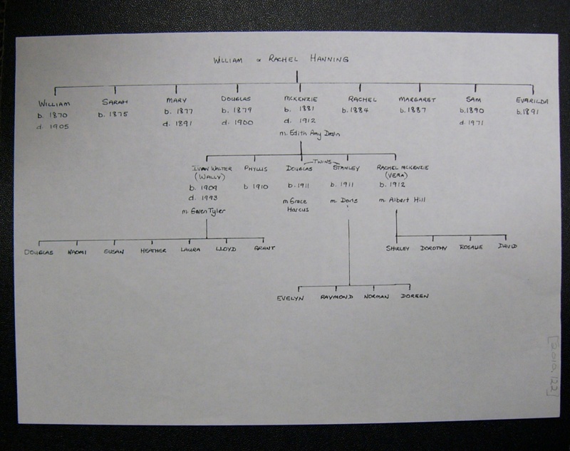 Genealogical document, Hanning Family History; 2010.122 on NZ Museums