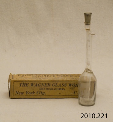 Kit, skim milk test; Wagner Glass Works; [?]; 2010.221