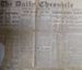 Newspaper, The Daily Chronicle, 1918.; United Newspapers Limited; 1918; CT81.1503f