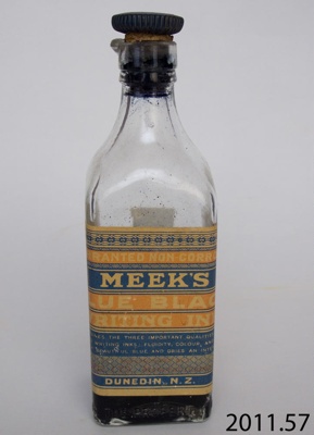 Bottle, ink; W J Meek Ltd; 2011.57