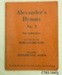 Book, Alexander's Hymns No. 3; Marshall, Morgan & Scott Ltd; [?]; CT83.1645 j, l