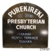 Sign [Purekireki Presbyterian Church]; [?]; [?]; CT4107