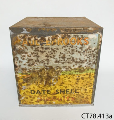 Tin, biscuit; Aulsebrook & Co; [?]; CT78.413a