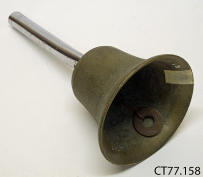 Bell, hand; [?]; [?]; CT77.158
