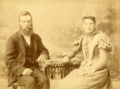 Photograph [Mr and Mrs Bob Sime]; [?]; Late 19th century; CT80.1032a.1
