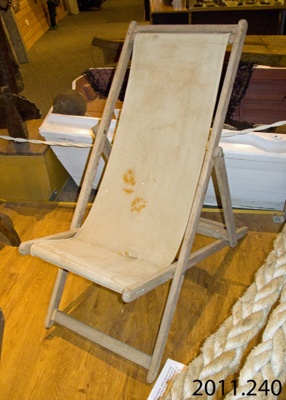 Chair, deck; [?]; 20th century; 2011.240
