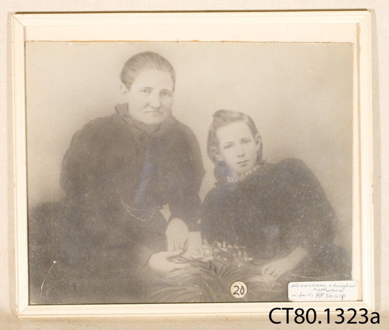 Photograph [Alexandria and Katherine Sharp]; [?]; Late 19th century ...