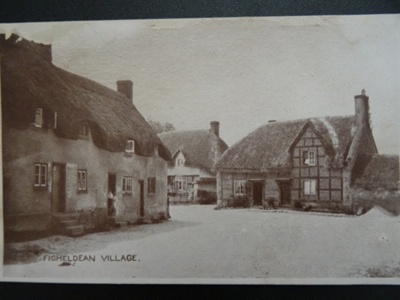 Figheldean Village, England, Postcard ; Weir, Cowan; c 1917-1919; 0000.0451