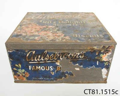 Tin, biscuit; Aulsebrook & Co; [?]; CT81.1515c