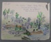 Coloured sketch; The Landing; Peterson, Edna (Mrs, nee Cooper); 1920s; 0000.1010