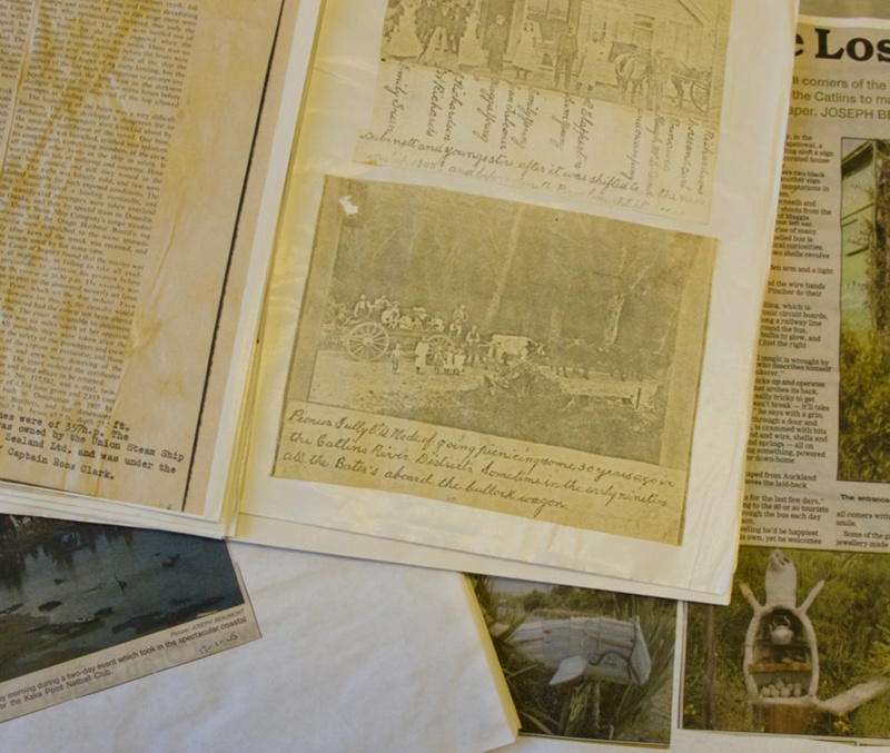 Scrapbooks, Newspaper Clippings The Catlins; [?]; c19802007; 2010.458 eHive