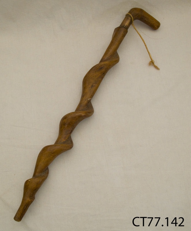 Stick, walking; [?]; [?]; CT77.142 on NZ Museums