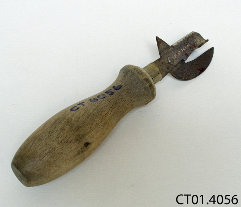 Opener, tin; Ladysmith; CT01.4056 on NZ Museums