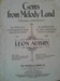 Sheet Music - book, "Gems from Melody Land" by Leon Aubrey, c 1931; Aubry Leon; c1930s; 0000.0206