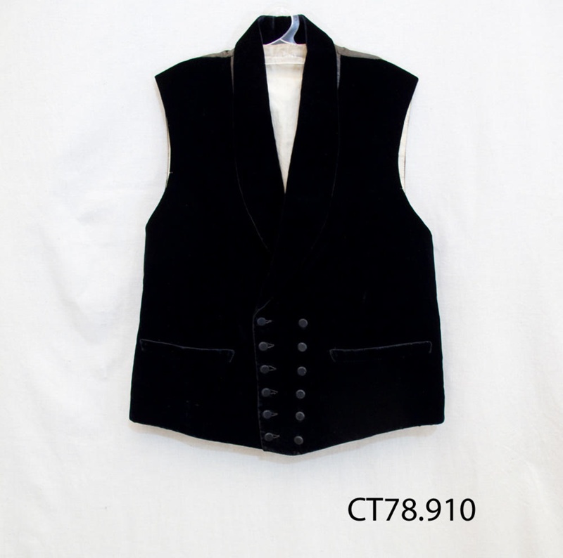 Waistcoat, man's; [?]; 19th Century; CT78.910 Owaka Museum and