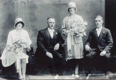 Photograph [Wedding; James and Frances Bowe]; [?]; 1929; 2008.10.4