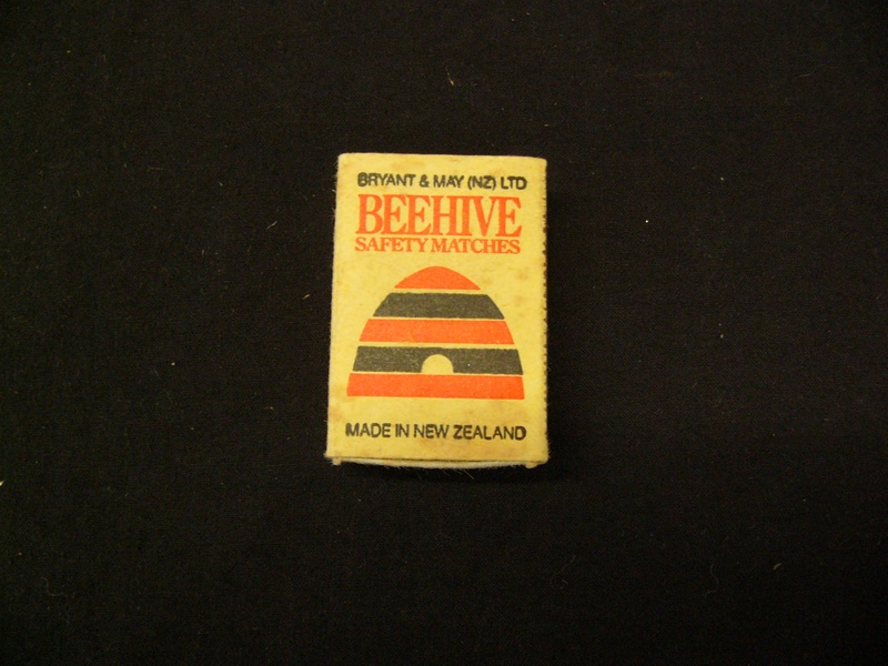 Match box Beehive Safety Matches; Bryant & May New Zealand Ltd; 0000.0080 eHive