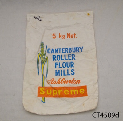 Bag, flour; Canterbury Roller Flour Mills; [?]; CT4059d