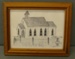 Framed drawing: Purekireki Church; Felicity Latta; 0000.0915
