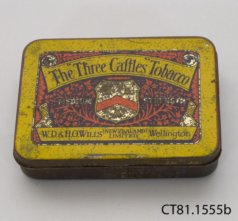 Tin, tobacco; W.D. & H.O. Wills (New Zealand) Ltd; [?]; CT81.1555b