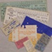 Ticket, Passenger Tickets, tram, train, ferry and ship, New Zealand; c1940s; CT85.1743