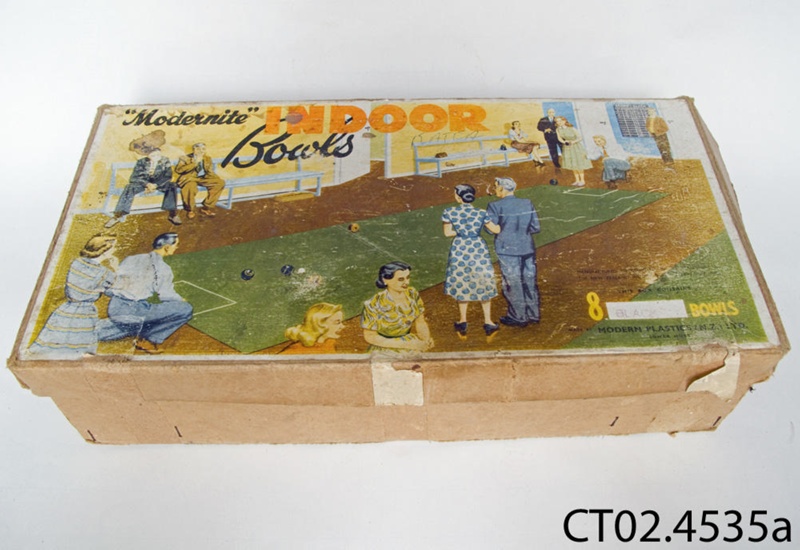 Bowls, indoor; Modern Plastics (NZ) Ltd; c1950s; CT02.4535a Owaka