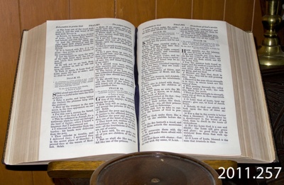 Book [The Holy Bible]; [?]; 2011.257