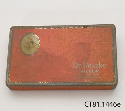 Tin, cigarette; J Millhoff & Co Ltd; [?]; CT81.1446e
